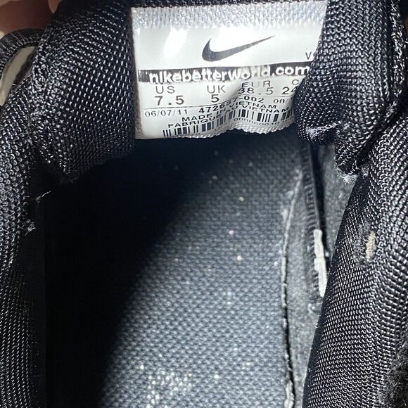 Nike Air Propel Tr Training Womens 7.5 Shoes Sneakers Black Silver 472637- 002 - Picture 9 of 10